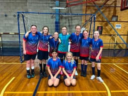 Charlton U12 and U10 girls Futsal team